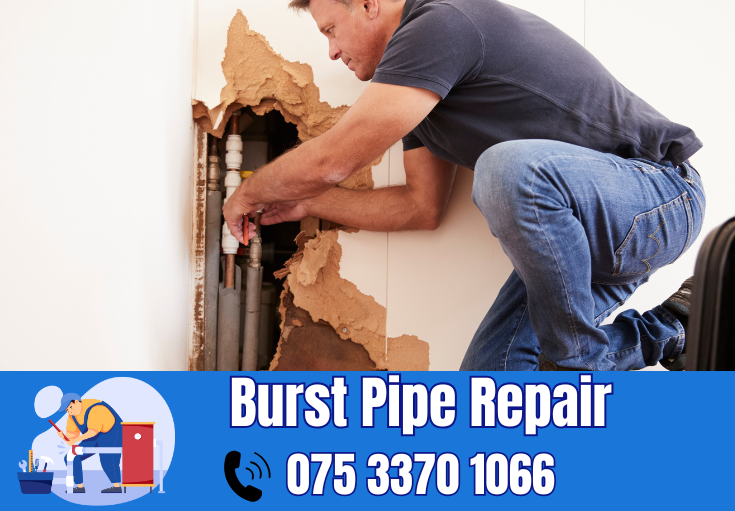burst pipe repair Gravesend